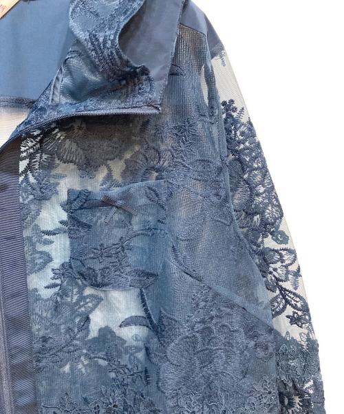 Super Beauty（スーパービューティ）Super Beauty (スーパービューティ) フラワー刺繍レースコート ネイビー サイズ:42の古着・服飾アイテム