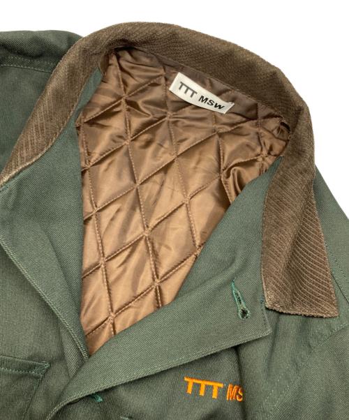 TTT MSW（ティー）TTT MSW (ティー) カバーオール グリーン サイズ:Lの古着・服飾アイテム