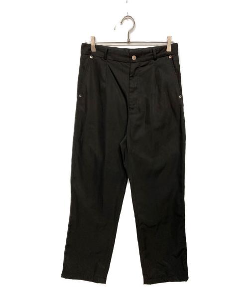 TTT MSW（ティー）TTT MSW (ティー) センタープレスパンツ ブラック サイズ:Mの古着・服飾アイテム