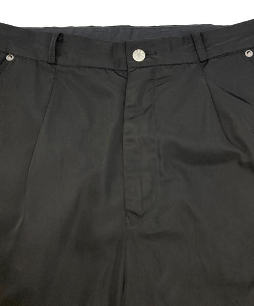 TTT MSW（ティー）TTT MSW (ティー) センタープレスパンツ ブラック サイズ:Mの古着・服飾アイテム