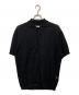 ALLEGE（アレッジ）の古着「Linen S/S Knit Shirt」｜ブラック