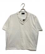 KOLORカラー）の古着「三重襟 Tシャツ」｜ホワイト