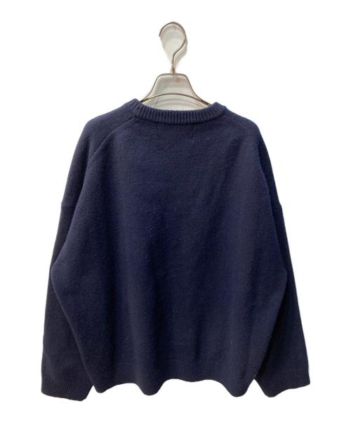 NICE（ナイス）NICE (ナイス) TTT MSW (ティー) クルーネックニット ブラック サイズ:Lの古着・服飾アイテム