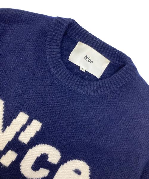 NICE（ナイス）NICE (ナイス) TTT MSW (ティー) クルーネックニット ブラック サイズ:Lの古着・服飾アイテム