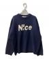 NICE（ナイス）の古着「クルーネックニット」｜ブラック