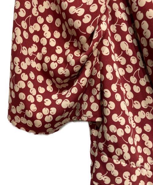 HER LIP TO（ハーリップトゥ）HER LIP TO (ハーリップトゥ) Cherry Pattern One Piece レッド サイズ:Mの古着・服飾アイテム