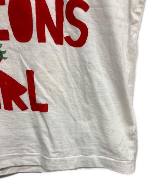 COMME des GARCONS GIRL（コムデギャルソンガール）COMME des GARCONS GIRL (コムデギャルソンガール) ストロベリーTシャツ ホワイト サイズ:Lの古着・服飾アイテム