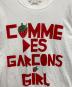 中古・古着 COMME des GARCONS GIRL (コムデギャルソンガール) ストロベリーTシャツ ホワイト サイズ:L：10000円