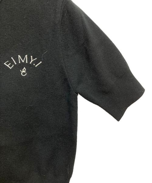 eimy istoire（エイミーイストワール）eimy istoire (エイミーイストワール) プリーツミニスカートカーデニットセットアップ ブラック サイズ:FREEの古着・服飾アイテム