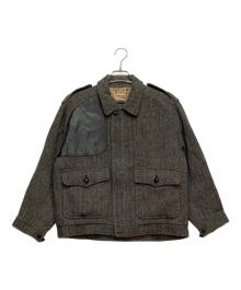 Burberry's（バーバリーズ）の古着「ヘリンボーンウールハンティングジャケット」｜グレー