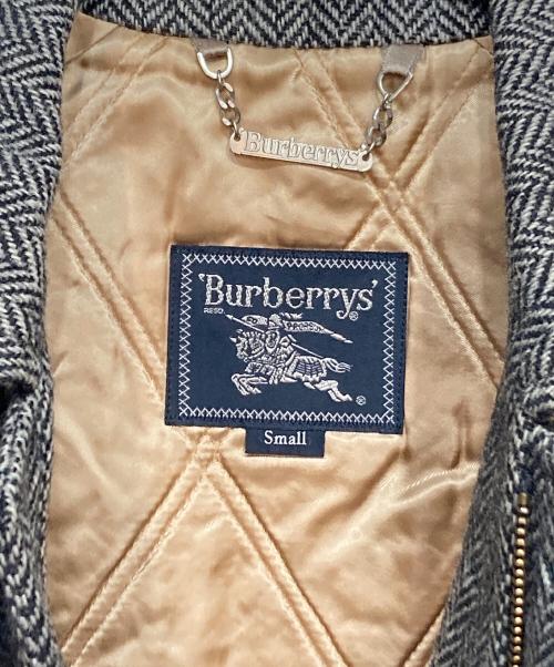 Burberry's（バーバリーズ）Burberry's (バーバリーズ) ヘリンボーンウールハンティングジャケット グレー サイズ:Sの古着・服飾アイテム