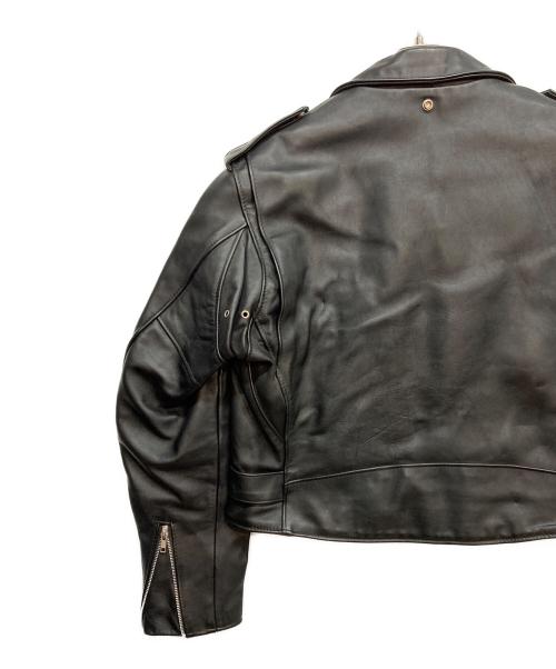 Schott（ショット）Schott (ショット) 618 ダブルライダースジャケット ブラック サイズ:46の古着・服飾アイテム