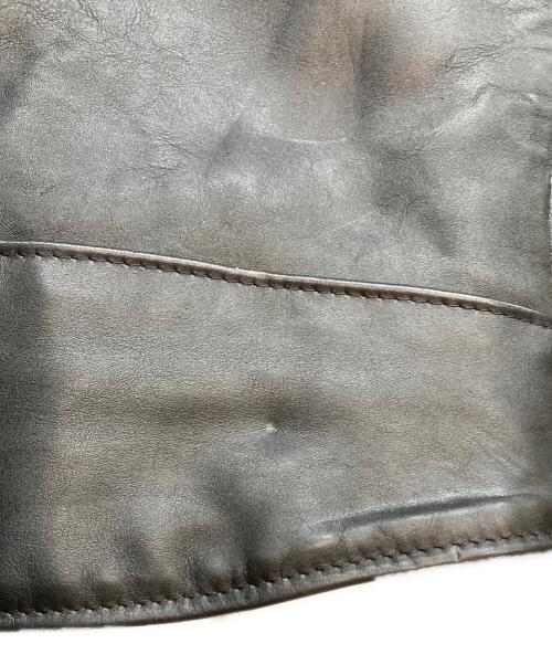 Schott（ショット）Schott (ショット) 618 ダブルライダースジャケット ブラック サイズ:46の古着・服飾アイテム
