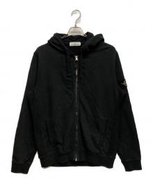 STONE ISLAND（ストーンアイランド）の古着「Logo Patch Hoodies」｜ブラック