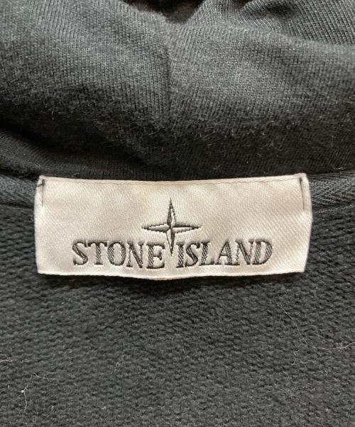 STONE ISLAND（ストーンアイランド）STONE ISLAND (ストーンアイランド) Logo Patch Hoodies ブラック サイズ:Ｌの古着・服飾アイテム