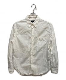 COMME des GARCONS HOMME（コムデギャルソン オム）の古着「綿ブロードシャツ」｜ホワイト