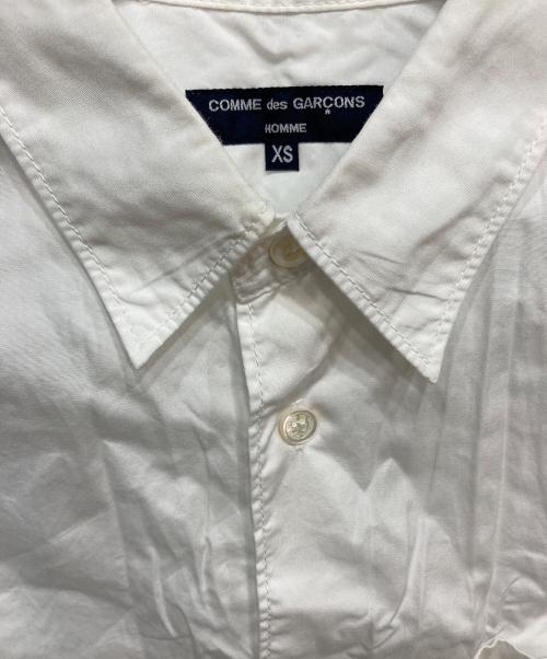 COMME des GARCONS HOMME（コムデギャルソン オム）COMME des GARCONS HOMME (コムデギャルソン オム) 綿ブロードシャツ ホワイト サイズ:XSの古着・服飾アイテム