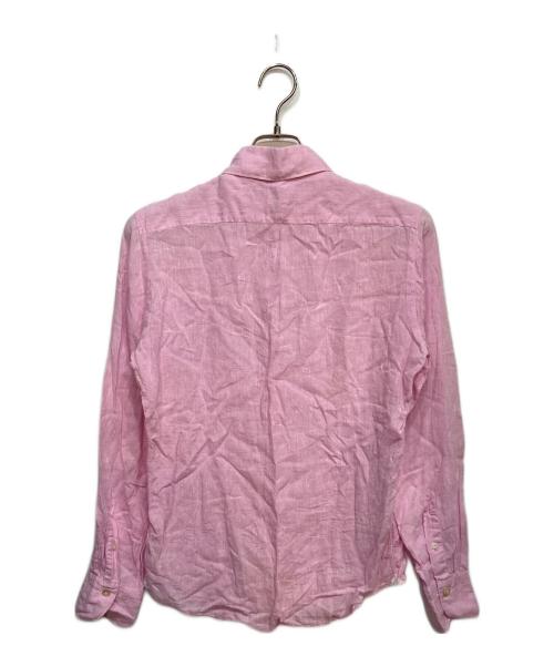 finamore（フィナモレ）finamore (フィナモレ) リネンシャツ ピンク サイズ:Ｓの古着・服飾アイテム