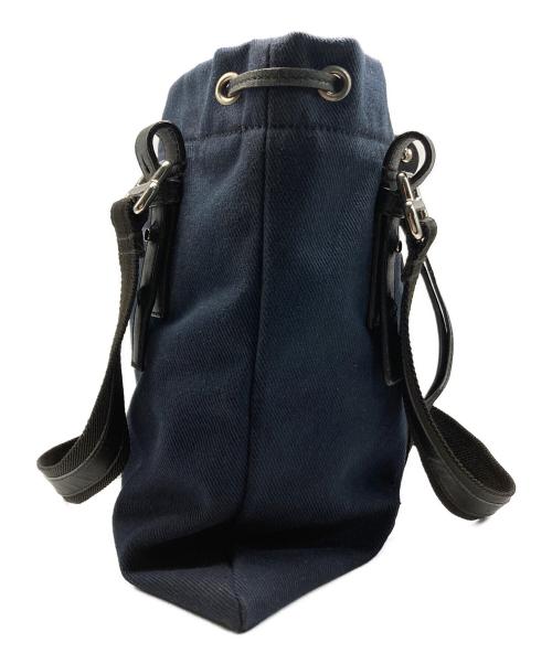 Yves Saint Laurent（イヴサンローラン）Yves Saint Laurent (イヴサンローラン) カハラ トートバッグ ネイビーの古着・服飾アイテム