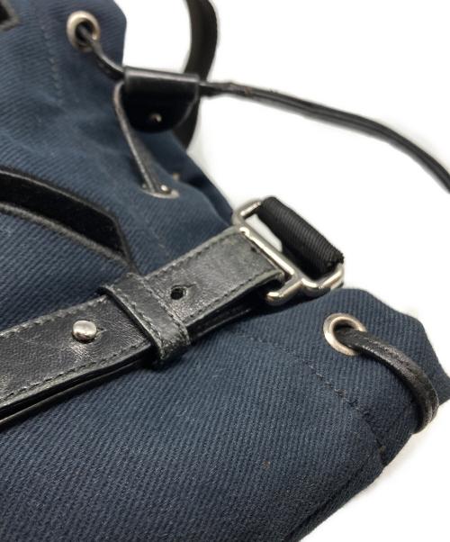 Yves Saint Laurent（イヴサンローラン）Yves Saint Laurent (イヴサンローラン) カハラ トートバッグ ネイビーの古着・服飾アイテム