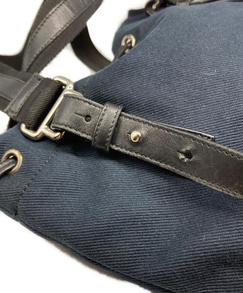 Yves Saint Laurent（イヴサンローラン）Yves Saint Laurent (イヴサンローラン) カハラ トートバッグ ネイビーの古着・服飾アイテム