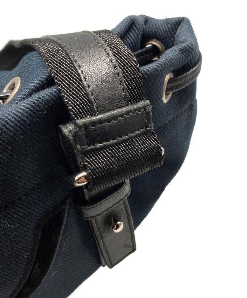 Yves Saint Laurent（イヴサンローラン）Yves Saint Laurent (イヴサンローラン) カハラ トートバッグ ネイビーの古着・服飾アイテム