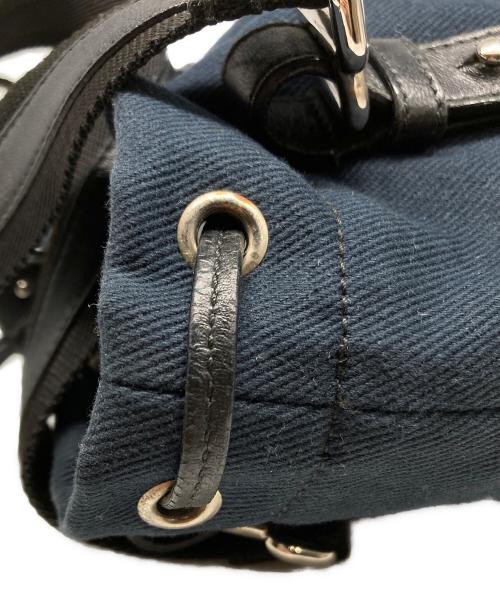 Yves Saint Laurent（イヴサンローラン）Yves Saint Laurent (イヴサンローラン) カハラ トートバッグ ネイビーの古着・服飾アイテム