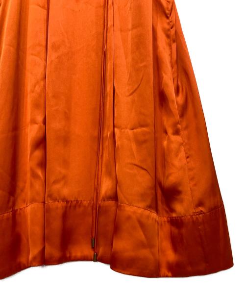 Chloe（クロエ）Chloe (クロエ) シルク混ワンピース オレンジ サイズ:40の古着・服飾アイテム