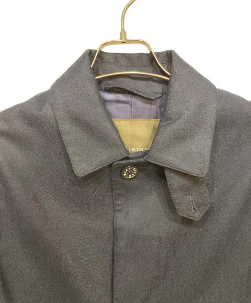 MACKINTOSH（マッキントッシュ）MACKINTOSH (マッキントッシュ) LORO PIANA (ロロピアーナ) DUNKELD ウールステンカラーコート ネイビー サイズ:36の古着・服飾アイテム