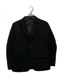 MARGARET HOWELL×Harris Tweed（マーガレットハウエル×ハリスツイード）の古着「2Bジャケット」｜ブラック