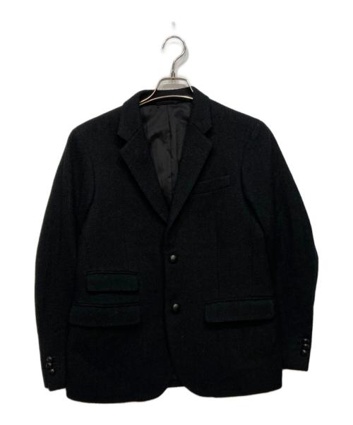 MARGARET HOWELL（マーガレットハウエル）MARGARET HOWELL (マーガレットハウエル) Harris Tweed (ハリスツイード) 2Bジャケット ブラック サイズ:Ｓの古着・服飾アイテム