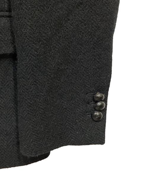 MARGARET HOWELL（マーガレットハウエル）MARGARET HOWELL (マーガレットハウエル) Harris Tweed (ハリスツイード) 2Bジャケット ブラック サイズ:Ｓの古着・服飾アイテム