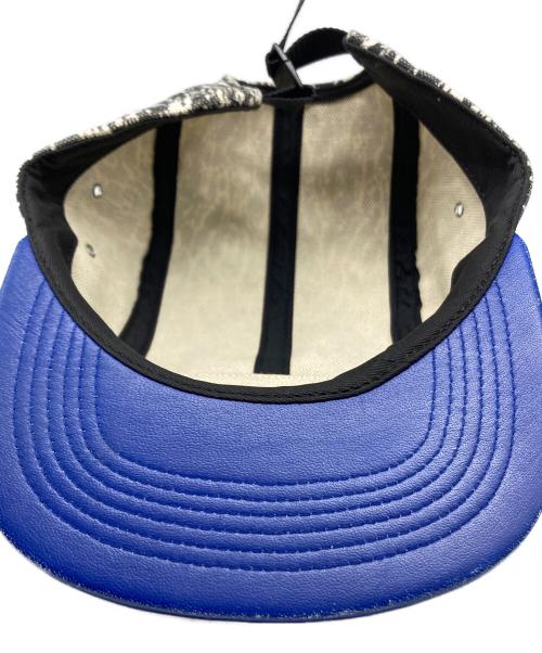 SUPREME（シュプリーム）SUPREME (シュプリーム) Box Logo Leopard Leather Camp Cap ブルーの古着・服飾アイテム