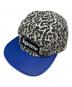 SUPREME（シュプリーム）の古着「Box Logo Leopard Leather Camp Cap」｜ブルー