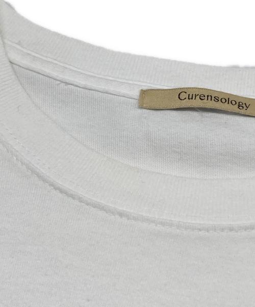 Curensology（カレンソロジー）Curensology (カレンソロジー) 半袖カットソー ホワイト サイズ:Freeの古着・服飾アイテム