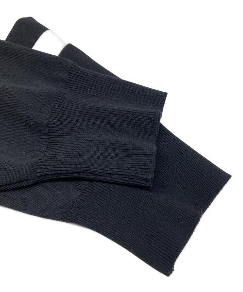 β（ベータ）β (ベータ) ロゴプリント 袖口ニットプルオーバー ホワイト サイズ:9の古着・服飾アイテム