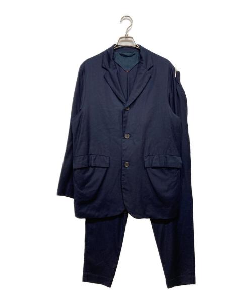 CASEY CASEY（ケーシーケーシー）CASEY CASEY (ケーシーケーシー) ウールカシミヤジャケットセットアップ ネイビー サイズ:ジャケットXS パンツSの古着・服飾アイテム