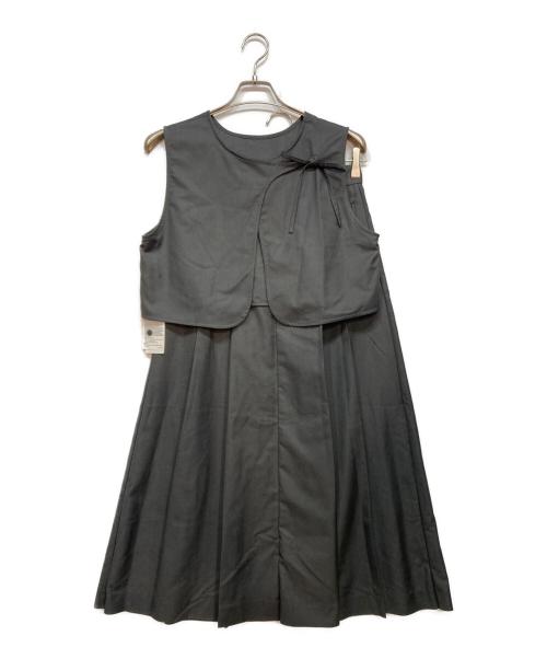 KBF（ケービーエフ）KBF (ケービーエフ) 2WAYベストセパレートワンピース グレー サイズ:38 未使用品の古着・服飾アイテム