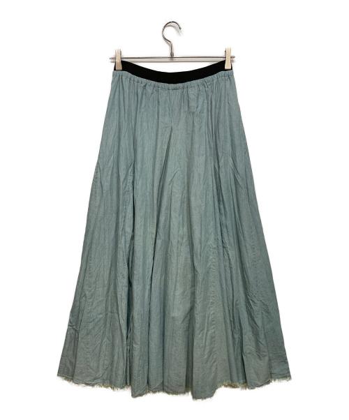 BEARDSLEY（ビアズリー）BEARDSLEY (ビアズリー) カットオフフレアスカート インディゴ サイズ:FREEの古着・服飾アイテム