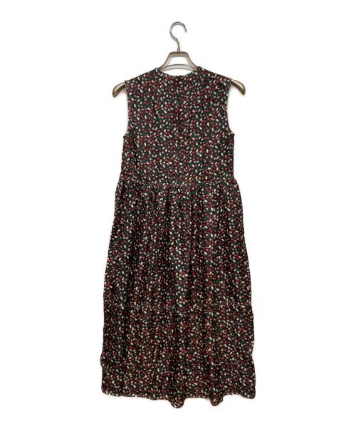 MARNI（マルニ）MARNI (マルニ) シルク花柄ノースリーブワンピース ブラック サイズ:36の古着・服飾アイテム