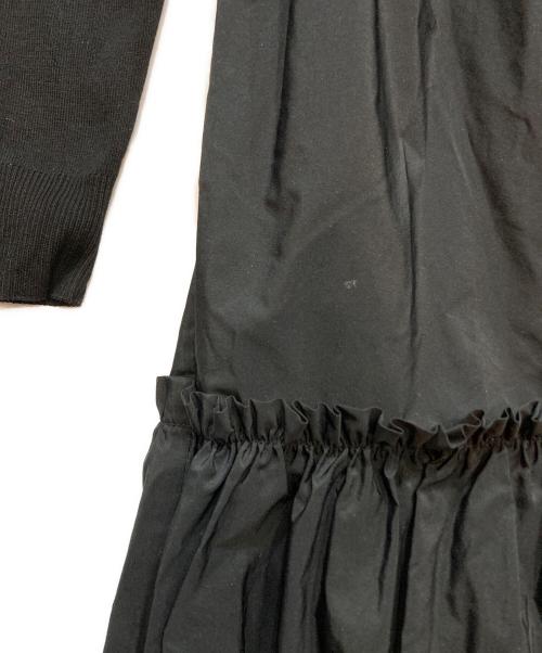 MONCLER（モンクレール）MONCLER (モンクレール) ABITO ドッキングワンピース ブラック サイズ:XSの古着・服飾アイテム
