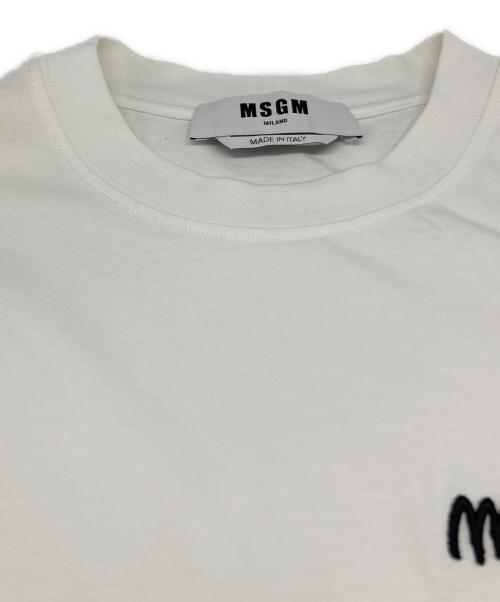 MSGM（エムエスジーエム）MSGM (エムエスジーエム) Tシャツ ホワイト サイズ:XSの古着・服飾アイテム