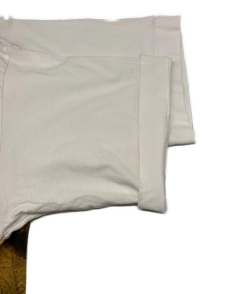 MM6 Maison Margiela（エムエムシックスメゾンマルジェラ）MM6 Maison Margiela (エムエムシックスメゾンマルジェラ) 転写 プリント Tシャツ ブラウン×ホワイト サイズ:Mの古着・服飾アイテム