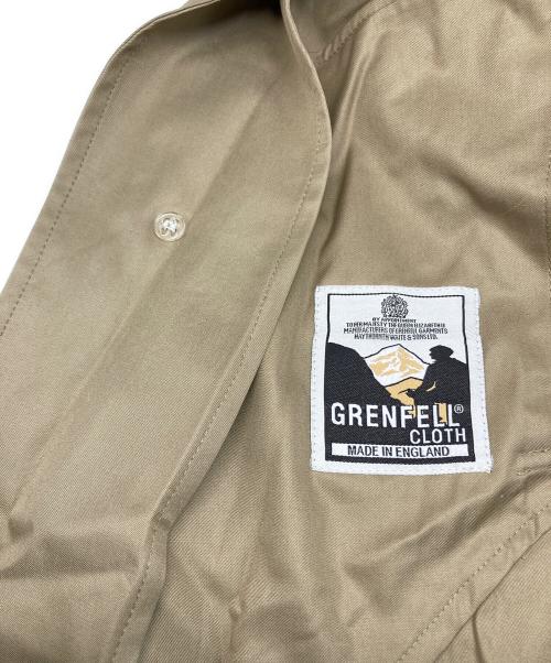 GRENFELL（グレンフェル）GRENFELL (グレンフェル) ステンカラー コート ベージュ サイズ:36の古着・服飾アイテム