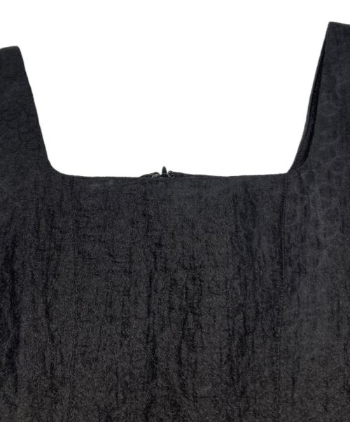 LIBJOIE（リブジョア）LIBJOIE (リブジョア) コルセット シルエット ワンピース ブラック サイズ:Sの古着・服飾アイテム