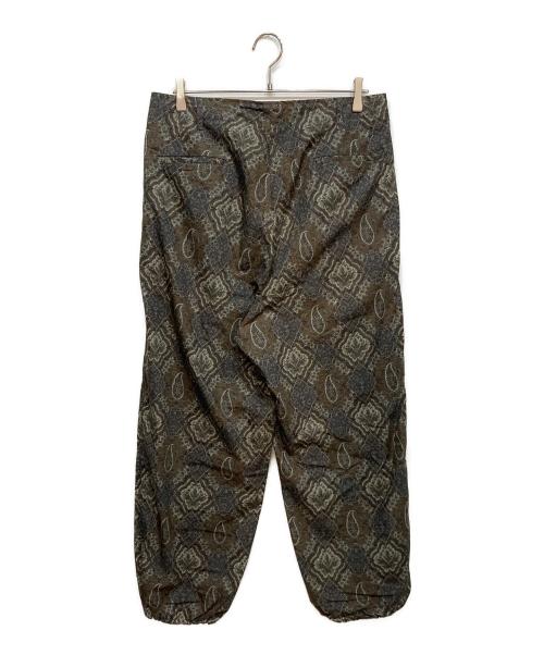 JOURNAL STANDARD（ジャーナルスタンダード）JOURNAL STANDARD (ジャーナルスタンダード) リップストップ リバティ オーバーパンツ グレー×ブラウン サイズ:Lの古着・服飾アイテム