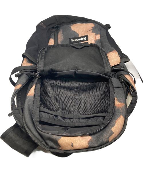 THE NORTH FACE（ザ ノース フェイス）THE NORTH FACE (ザ ノース フェイス) SUPREME (シュプリーム) Bleached Denim Print Pocono Backpack ベージュ×ブラックの古着・服飾アイテム