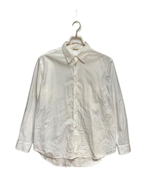 AURALEE（オーラリー）AURALEE (オーラリー) WASHED FINX TWILL SHIRT ホワイト サイズ:５の古着・服飾アイテム