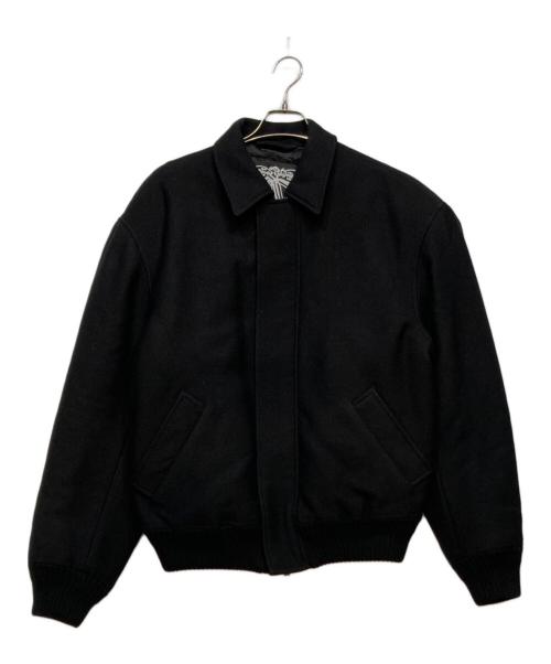 Acne studios（アクネ ストゥディオズ）Acne studios (アクネ ストゥディオズ) ウールジッパー中綿ボンバージャケット ブラック サイズ:XSの古着・服飾アイテム