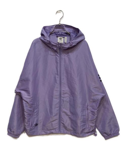 adidas（アディダス）adidas (アディダス) ウインドブレーカー パープル サイズ:XLの古着・服飾アイテム